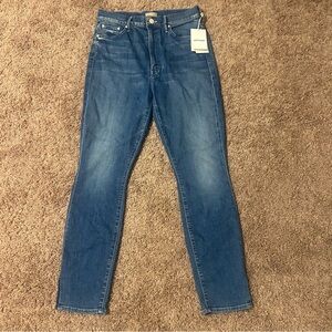 NWT Mother Denim - The Swooner Ankle Slice in I Wet My Plants size 27